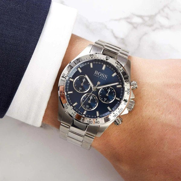 Montre Chronographe IKON pour Homme avec Cadran Bleu - Modèle 1512963