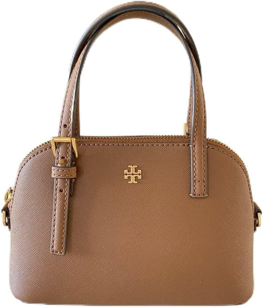 Sac à Main Crossbody Tory Burch Emerson Dome Satchel pour Femme - Couleur Moose