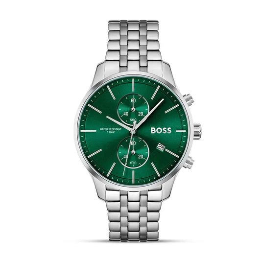 Montre Homme Hugo Boss Associate Chronographe Cadran Vert - 1513975