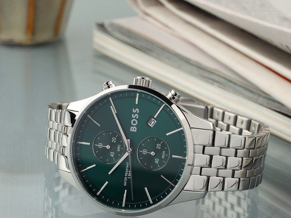 Montre Homme Hugo Boss Associate Chronographe Cadran Vert - 1513975