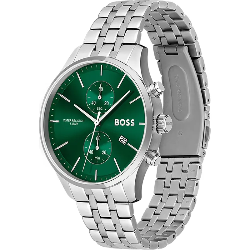 Montre Homme Hugo Boss Associate Chronographe Cadran Vert - 1513975